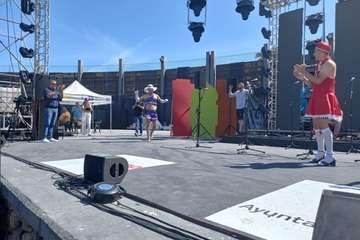 Carrera de Tacones del Carnaval de Telde 2023/TA e Ildefonso Rodríguez.